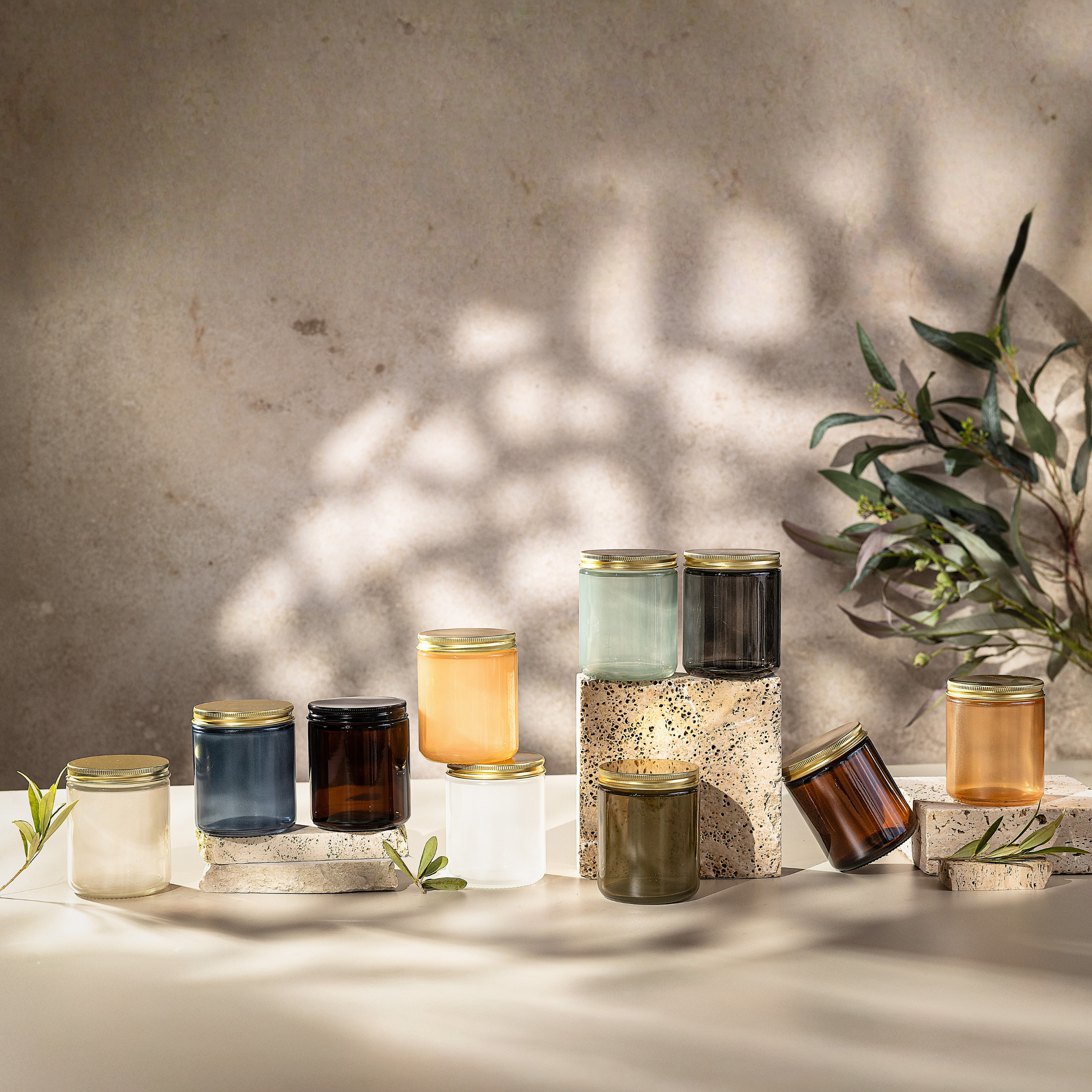 8oz straight-sided glass sample pack.